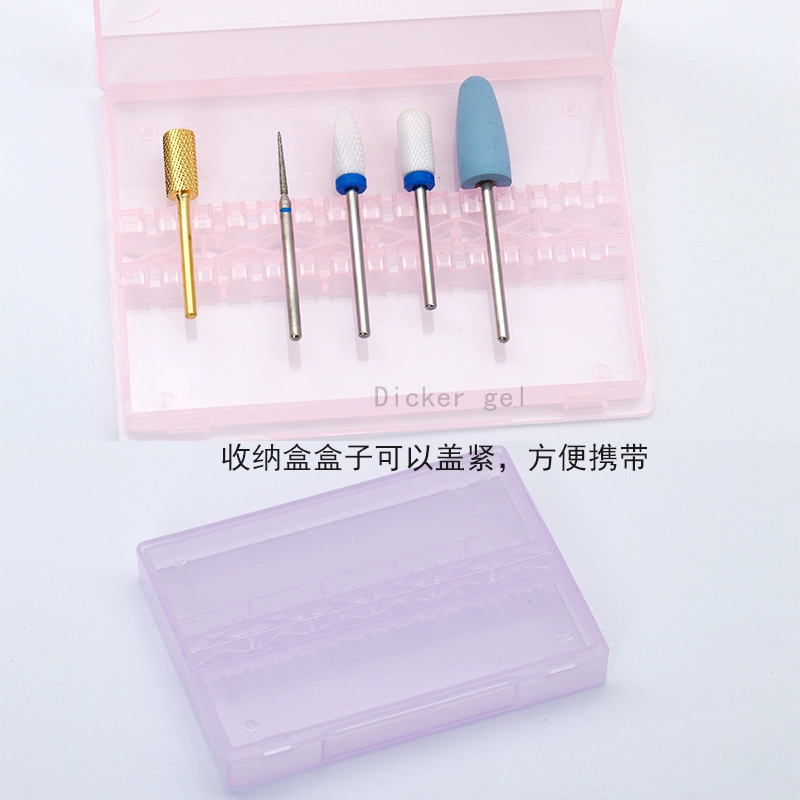 Cửa hàng nail với hộp nhám đầu hộp khoan hộp Nhật Bản di động đứng màn hình cơ bản khoan hộp công cụ - Công cụ Nail