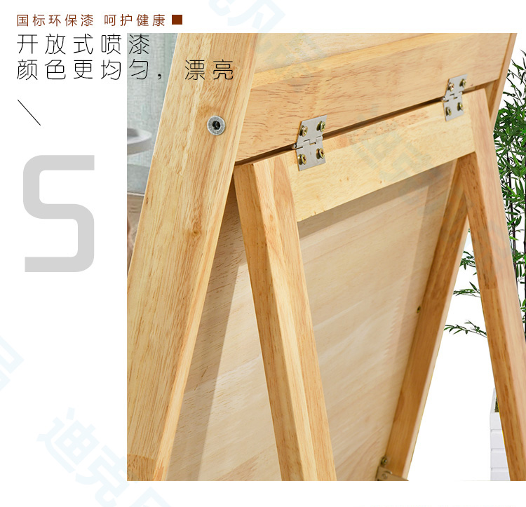 Gương gỗ Bắc Âu gương phòng ngủ gương phòng tắm toàn thân gương treo tường đơn giản hiện đại lắp sàn gương - Gương gương mini