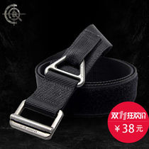 CQB Tactical Canvas Belt Nylon Men Strap Youth Casual Pants With Han Version Pants Belt Anti Allergy Strap