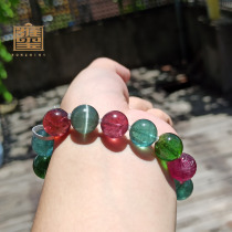 Yong Xi jewelry live factory direct sales Brazil natural Afghan tourmaline bracelet female cat eye string