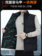 Oriental Camel Vest Men's Autumn and Winter Reversible Vest Cotton Warm Thick Down Cotton Vest Jacket Men