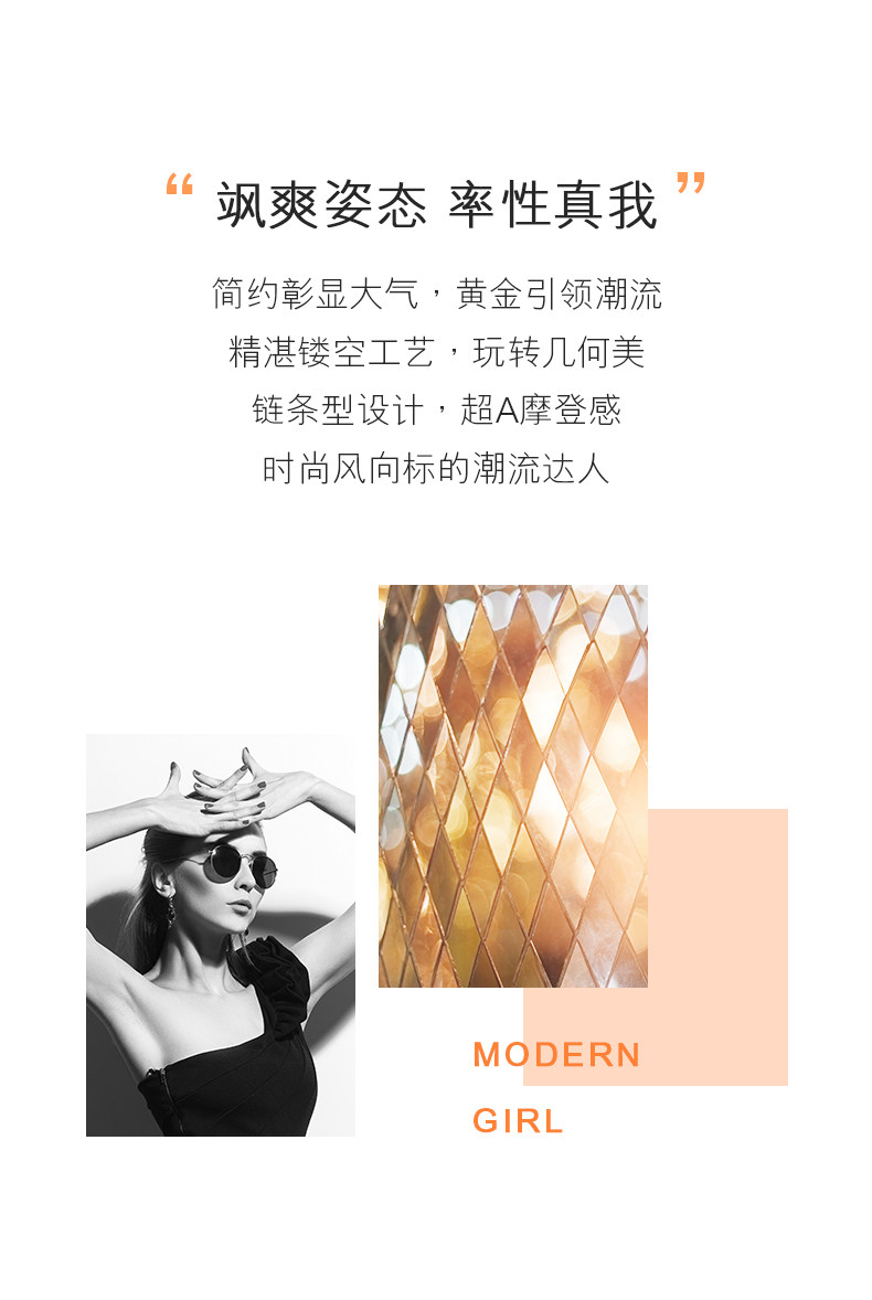 【秒杀】六福珠宝5D硬金方块足金戒指闭口女黄金戒指送礼定价FDA140018