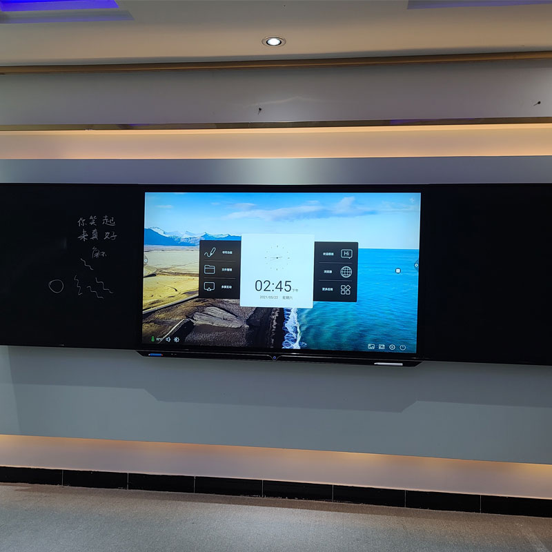 Golden Mike 75 86 inch wisdom intelligent blackboard Large screen classroom with multimedia teaching All Touch screen nano blackboard Interactive electronic whiteboard Conference All Training