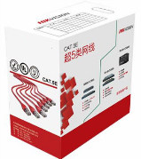 Hikvision network cable DS-1LN5E-S E indoor and outdoor super five types of six types of unshielded network cable 100 305 meters
