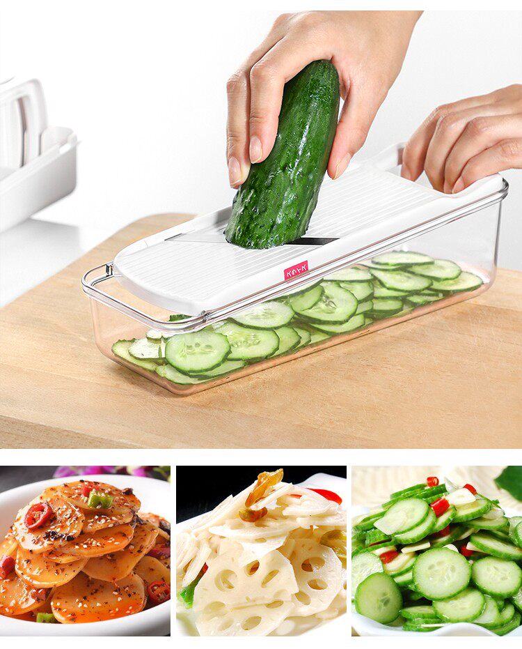 Japan Import Multi-functional Vegetable Cutter Suit Shaved Machine Slicer Grinding Machine Planing Knife Sharpened Vegetable Cutter silverware