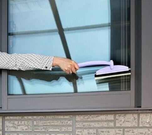 Freely rotating cleaner household glass brush Japan imported glass cleaner window cleaner gap brush