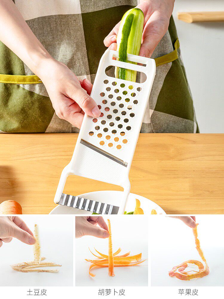 Japanese garlic ginger grinder multifunctional planer fancy fruit cucumber slice kitchen potato cutting knife