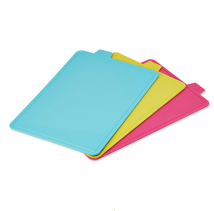 Korea imported household antibacterial non-slip baby food cutting board Combination cutting board Rectangular three-color Cutting board