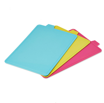 Korea imported household antibacterial non-slip baby auxiliary food Cutting board Combination cutting board Rectangular three-color Cutting board