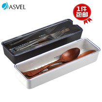Japanese high-grade white food grade household chopstick box with lid tableware box Kitchenware storage box Restaurant knife fork and spoon box
