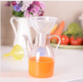 Japan Imported Plastic Kitchen Funnel Wine Pot Funnel Mini Small Funnel Soy Sauce Seasoning used 3