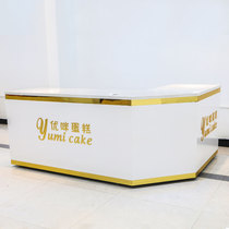 Bakery bar cashier custom beauty salon front table reception desk milk tea shop cashier tea water bar counter