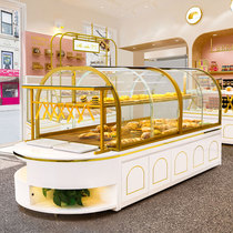 Bread cabinet Island cabinet Cake model Bread display cabinet Pastry cabinet Glass side cabinet Commercial bread rack West Point cabinet