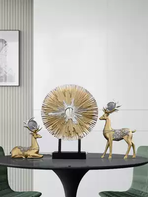 American country pastoral elk decoration Living room foyer a deer has you wine cabinet soft decoration craft gift decoration deer decoration