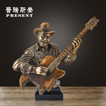 European and American music bust music large figure ornaments sculpture bar decoration KTV clubhouse creative decorations