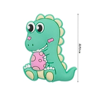 Синий динозавр из мягкой резины