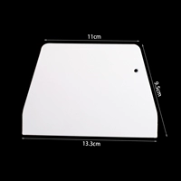 Peacock Blue Trumpet White Scraping Board