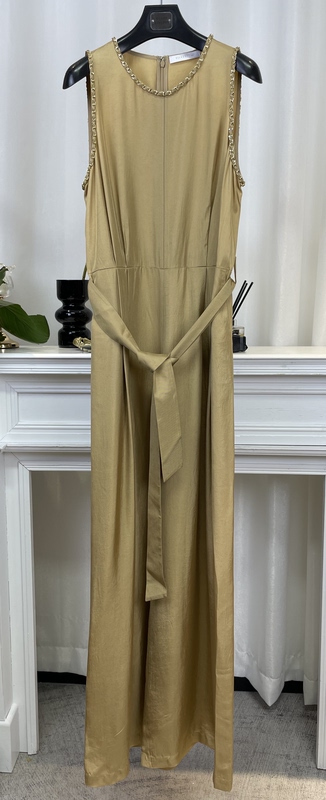 Gejia Acetate Sleeveless Top Jumpsuit (Special Offer, No Returns or Exchanges, Post Pictures for a Refund)