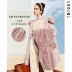 Áo khoác Le Đinh Tính khí Parker Áo khoác dài giữa mùa hè 2020 Áo khoác lông nữ mới Kiểu dáng Hàn Quốc Nhỏ hàng đầu - Faux Fur