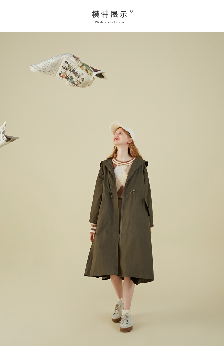 Trench pour femme en Coton - Ref 3225779 Image 14