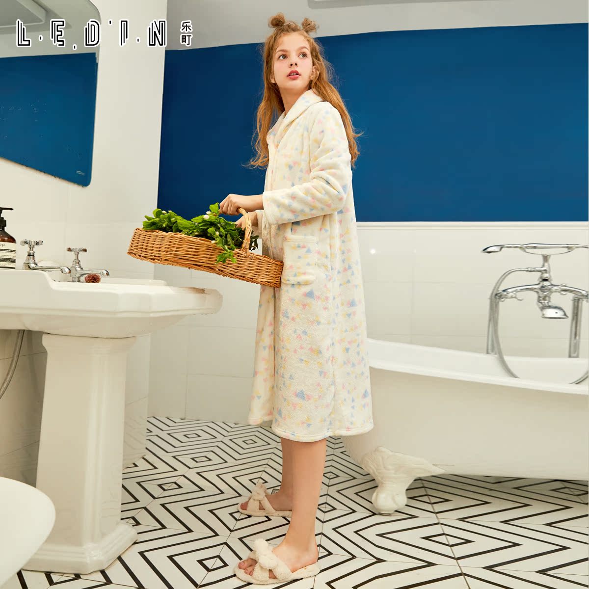 Pyjama pour femme à manches longues - Ref 2991529 Image 4