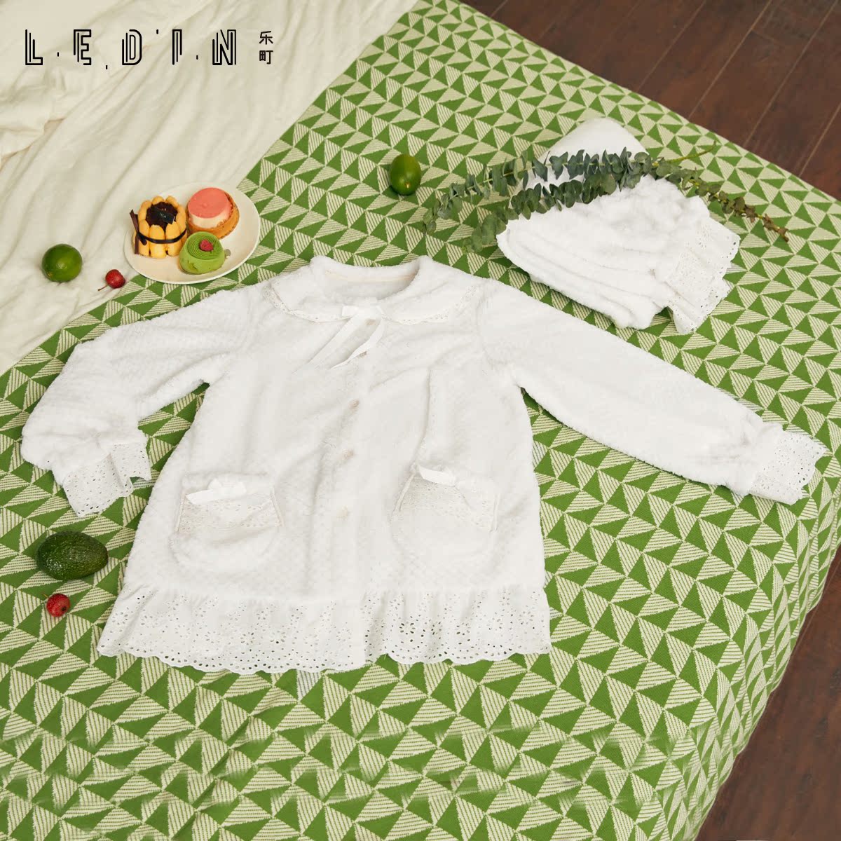 Pyjama pour femme à manches longues - Ref 2991533 Image 5