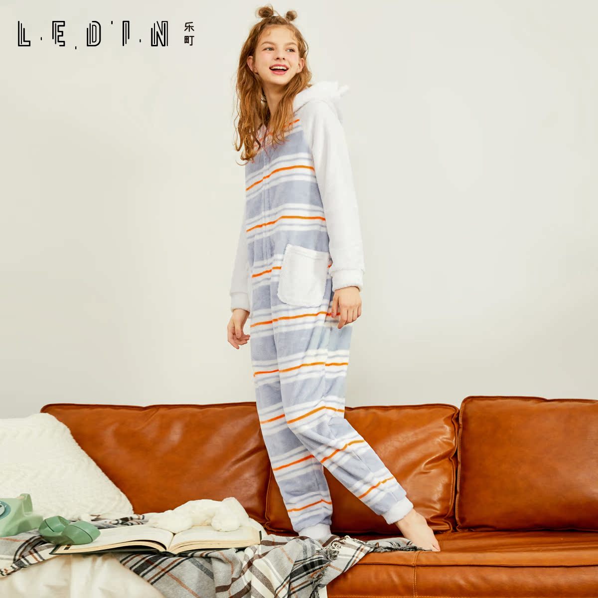 Pyjama pour femme à manches longues - Ref 2991527 Image 3