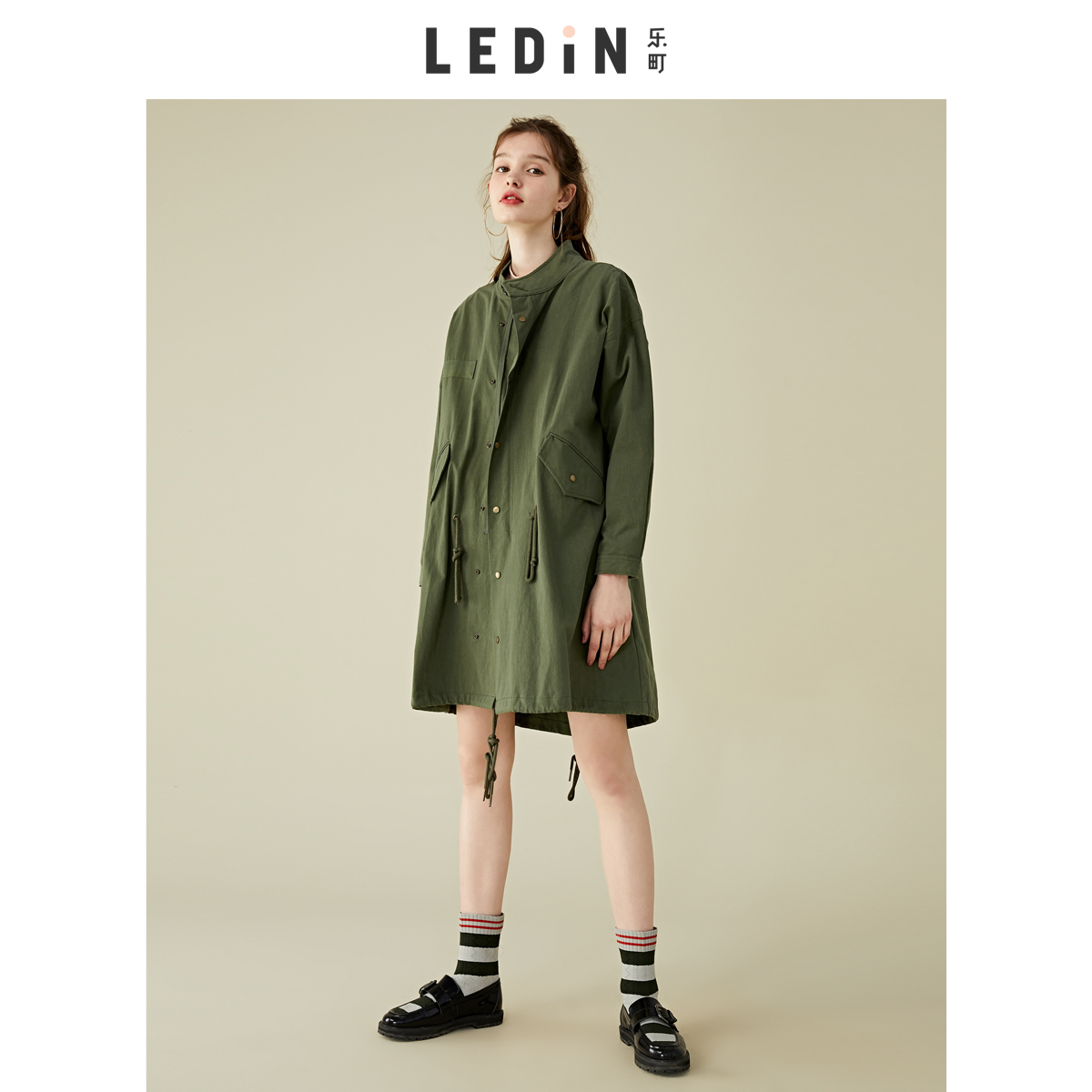 Trench pour femme en Coton - Ref 3225651 Image 4