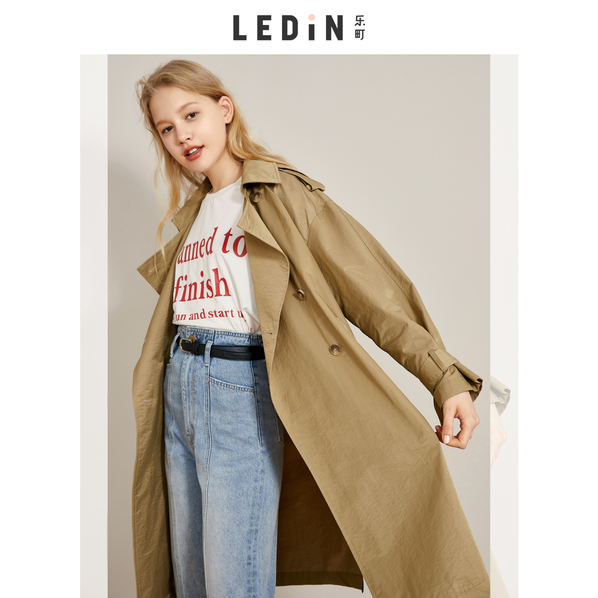 Trench pour femme en Coton - Ref 3227280 Image 4