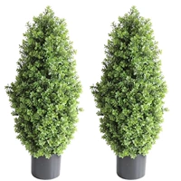 Имитация самшитового дерева HY02_90см (на изображении по одной цене показаны обе стороны одного дерева)