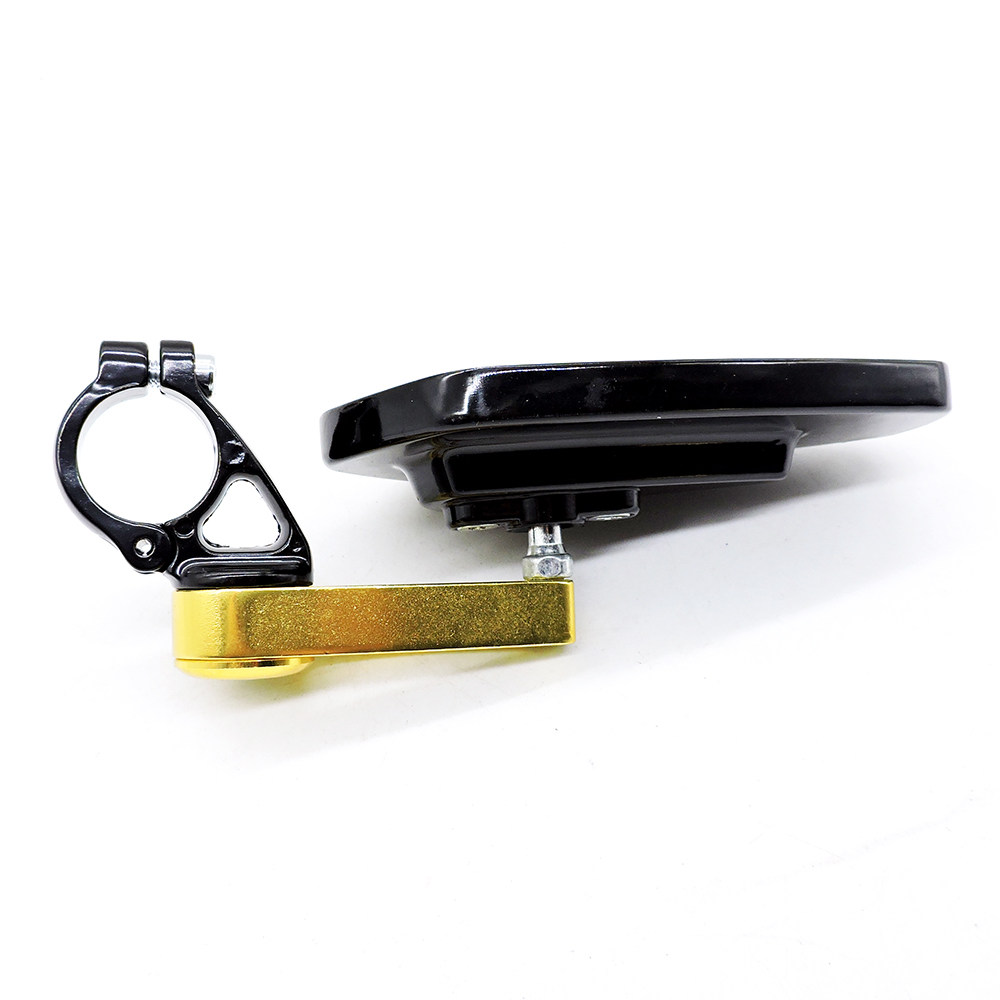 Motorcycle Sports Car Aluminum Alloy Handlebar Mirror Reflector Electric Vehicle Modification Universal Longjia V Cafe Racer Rearview Mirror