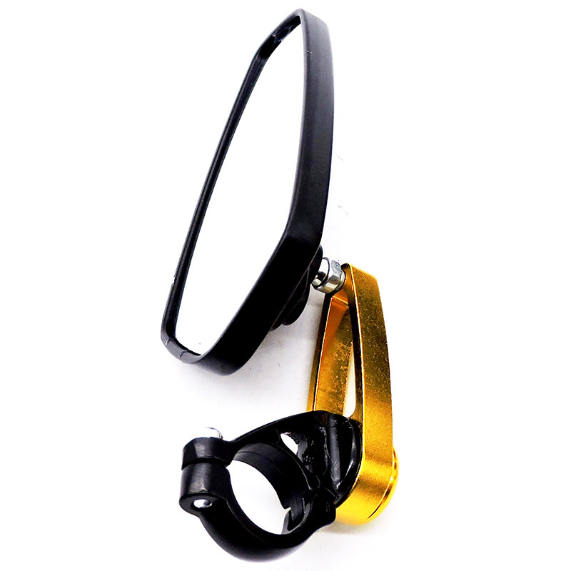 Motorcycle Sports Car Aluminum Alloy Handlebar Mirror Reflector Electric Vehicle Modification Universal Longjia V Cafe Racer Rearview Mirror