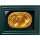 Детская чернильная подушечка, отпечаток рук, отпечатки рук и ног для новорожденных для младенца, фоторамка для хранения пуповины из натурального дерева