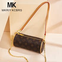 Hong Kong MKRIY KCBRS bag womens new 2021 chain cylinder presbyly bag shoulder oblique span pen bag tide