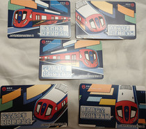 Shanghai Metro Card Traffic Fire Safety Special Train Commemorative One-way Ticket Card PD221003