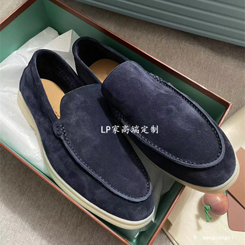 Foreign Trade Channel 2026 Spring/Summer Slip-On Suede Flat Casual Men's Loafers Lazy Shoes