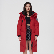 Poddon 2021 the new down jacket woman in the middle of a knee joint cap fashion casual thickening warm winter tide