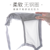 Breast-feeding underwear summer thin bra breathable large size gathering anti-sagging pregnant women during pregnancy postpartum comfort breastfeeding