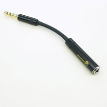 New product 6 35 impedance bar 6 5 to 6 5mm75 European desktop hifi ear amplifier headset high-quality noise reduction cable