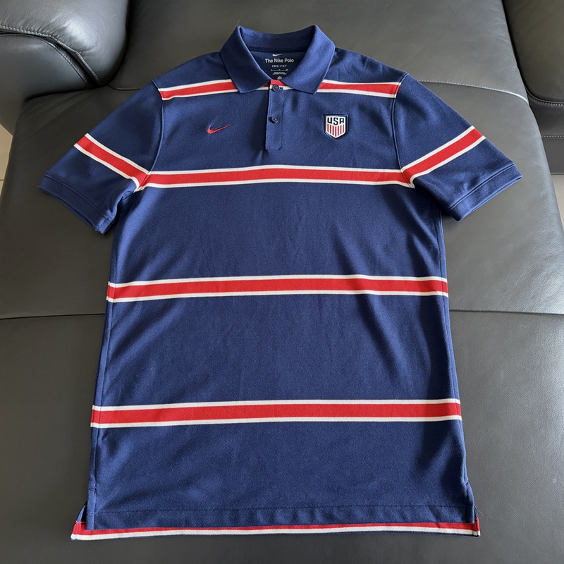 Nike Nike Dri Fit United States National Team 26 World Cup Casual Sports Polo Nike Nike Dri Fit United States National Team 26 World Cup Casual Sports Polo