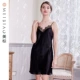 American Standard 19 Momi heavy silk sling nightdress nữ mùa hè sexy 100% lụa tằm váy ngủ ren phục vụ tại nhà - Đêm đầm