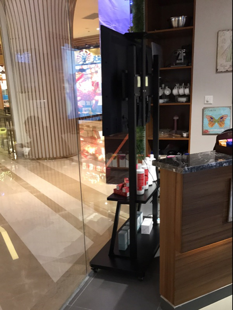 tivi 70 inch Giá đỡ tivi 55 inch 65 Khung màn hình LCD 75 Honghe Xiwo 86 một máy hạ cánh phổ thông di động - TV tivi 85 inch