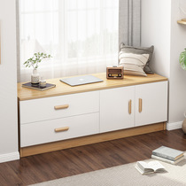 Simple balcony cabinet against the wall small assembly simple modern window cabinet lockers can sit on the floor-to-ceiling cabinet