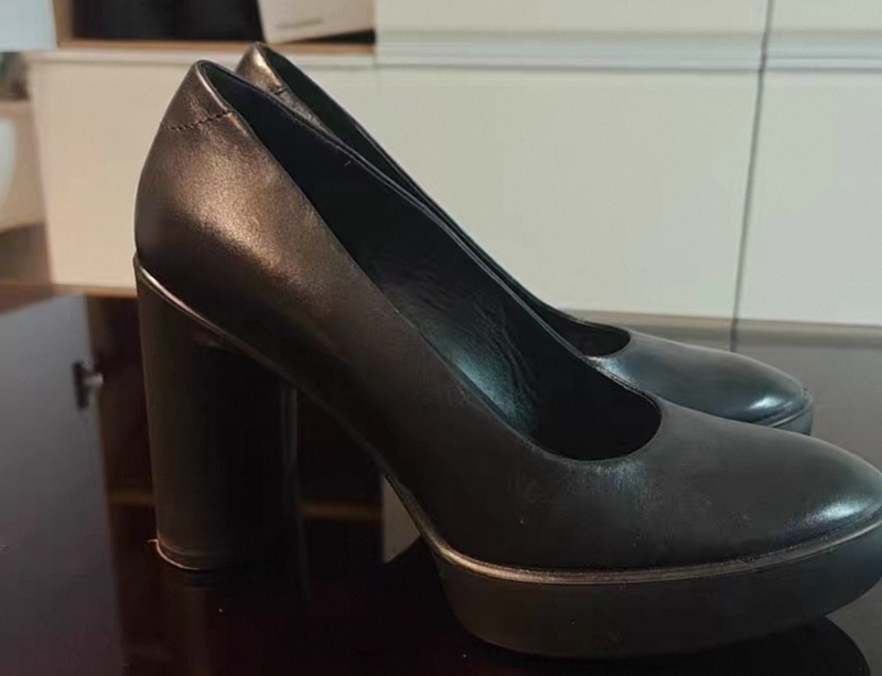 Ecco Women's Genuine Leather High Heels Size 37