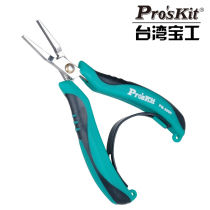 Taiwan Baogong PM-396H stainless steel flat pliers toothless flat nose pliers fishing flat mouth hook clip wire pull pliers