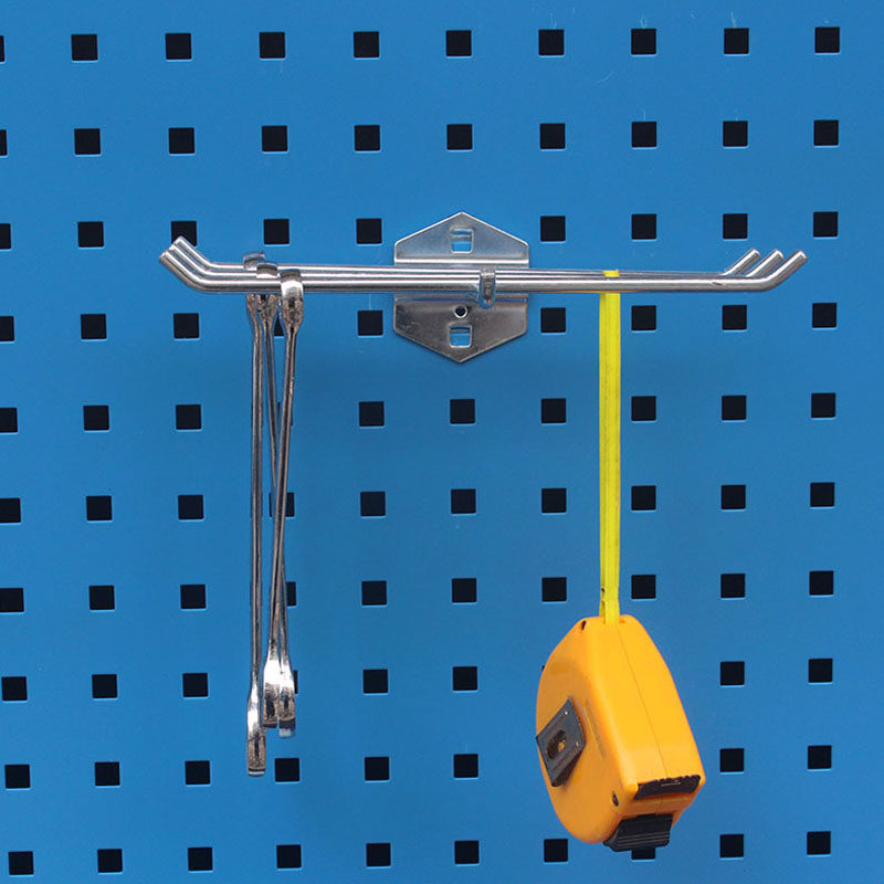 Workshop hardware tools square hole hook sleeve pliers six-bar cylinder U-shaped multi-functional metal hole plate