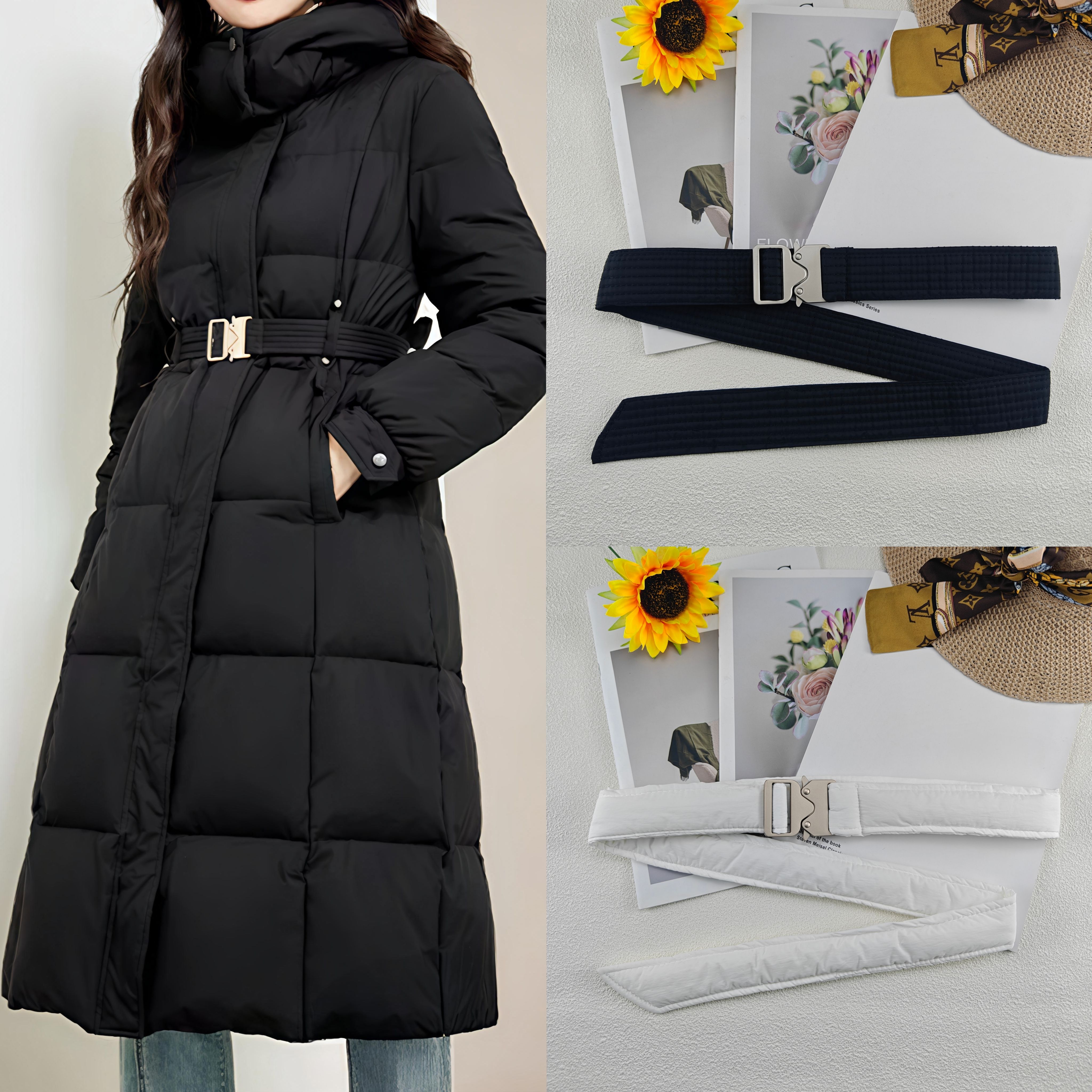 男性と女性のための金属バックルダウンベルト、シンプルで多用途のジャケットの装飾、弾性ボディアクセサリー、コットンジャケットアクセサリー