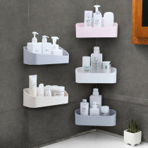Bathroom Bathroom shelf Wall-mounted punch-free toilet Toilet sink supplies and utensils Triangle storage