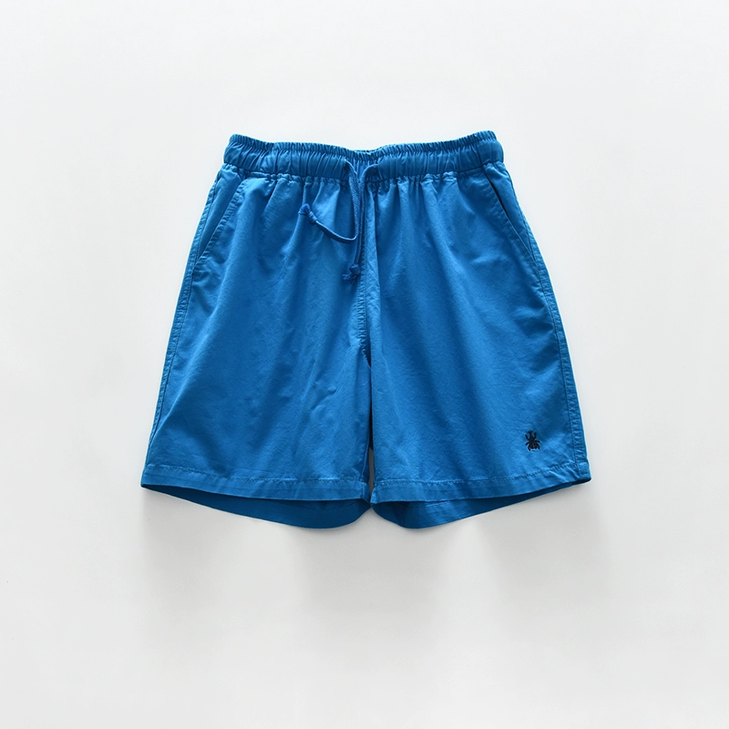 PA31 hè mới cha mẹ-con trai và bé gái thun eo nhiều màu cotton giản dị quần short qa87 SS quần short jean nữ ống rộng