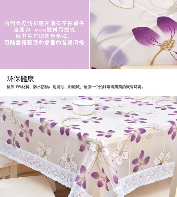 Mềm dùng một lần chống thấm dầu vườn vải hình chữ nhật bảng bảng vải nhựa cánh tay bên nóng bàn tròn nền - Khăn trải bàn các mẫu khăn trải bàn đẹp